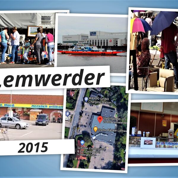 Flohmarkt in Lemwerder, Juli 2015